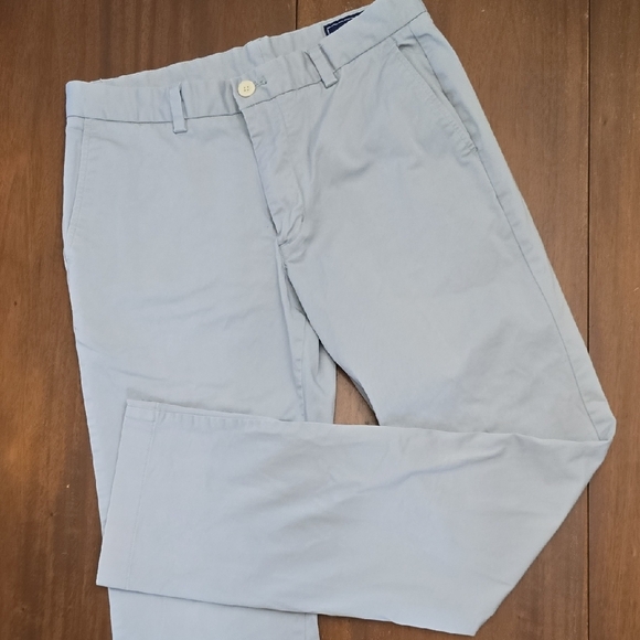 VINEYARD VINES Men's Light Blue/Gray Pants 30 X 32 Slim Fit Breaker - Picture 1 of 7